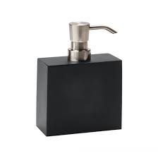 Want to create an ultra modern feel in the bathroom? Aquanova Moon Soap Dispenser Black Moodis 09 Reuter