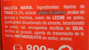 Resultado de imagen de alimentos ingrediente aceite de palma