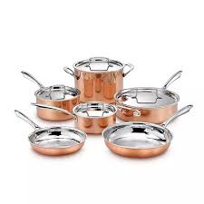 Great savings & free delivery / collection on many items. Cuisinart Copper Tri Ply 10 Piece Cookware Set In 2021 Copper Cookware Set Copper Cookware Cookware Set