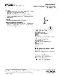 Jul 22, 2021 · 18 in. K R99912 4d Kohler Pdf Catalogs Documentation Brochures