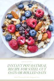 Food Drink Instant Pot Oatmeal Recipe Breakfast Brunch Recipes Oatmeal Recipes