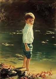 Painting By Robert Schoeller Portrait Painting Kids Portraits Heirloom Portraits