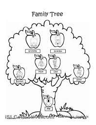 Family Tree Coloring Page Family Tree Activity Family Tree Worksheet Family Tree Project