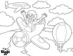 Download Blippi Coloring Pages Free Printable Coloring Pages For Kids