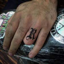 See more ideas about r tattoo, tattoo lettering, initial tattoo. Gothic R Tattoo On The Left Ring Finger