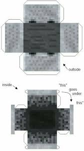A player can trade with villagers using emeralds as currency. Paper Craft Minecart Minecraft Templates Minecraft Printables Minecraft Blocks