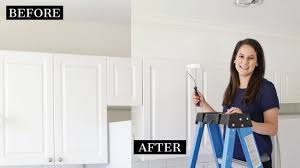 The space above my kitchen cabinets was only 12, from the top of the cabinets to the ceiling. How To Enclose The Space Above Kitchen Cabinets Angela Marie Made