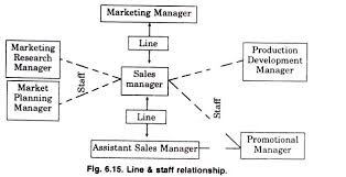 line and staff organisation meaning merits and demerits