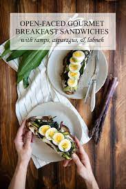 Opened Faced Gourmet Breakfast Sandwich Recipe Recipe Gourmet Breakfast Sandwich Gourmet Breakfast Breakfast Sandwich Recipes