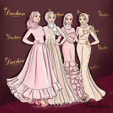 Dan mode hijab nya yang memadukan hijab. Duchess Cpg Illustration By Namirahsketches Pakaian Gambar Desain Contoh Desain Baju Muslim Hijab Diary Hijaber