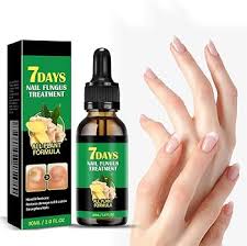 Tratamiento para Hongos en las Uñas, Tratamiento para Hongos en las Uñas de 7 Días, Sérum de Jengibre para Crecimiento de Uñas, Aceite para el Cuidado de las Cutículas de las Uñas