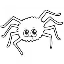 Araña Halloween Para Colorear