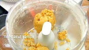 Putting the dish on a hot baking tray at the start. How To Make Sweet Shortcrust Pastry With Mary Berry Pt 1 The Great British Bake Off Youtube