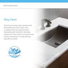 trough 48 inch nativestone undermount