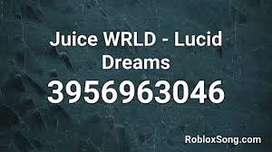 Stream tracks and playlists from juice wrld on your desktop or mobile device. Juice Wrld Lucid Dreams Roblox Id Roblox Music Code Youtube