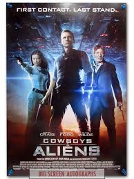 Cowboys and Aliens one sheet poster | Big Screen Autographs