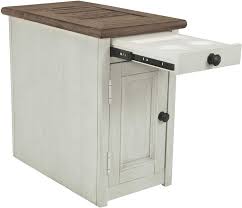 Amazon Com Signature Design By Ashley Bolanburg Chair Side End Table Two Tone Kitchen Dining In 2020 Signature Design By Ashley Signature Design End Tables