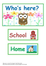 Attendance Chart Whos Here Attendance Chart Classroom