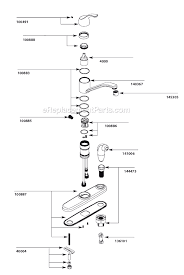 american standard faucet parts diagram