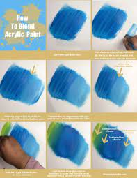 How To Blend Acrylic Paint For Beginners
