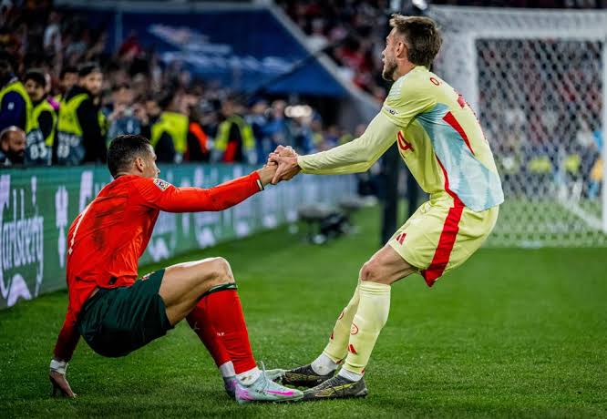 Portugal 2-2 Spain (5-3) LIVE RESULT: Ronaldo in tears as he scores  international goal 138 before country wins Nations League on penalties |  talkSPORT
