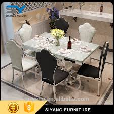 Bring this tall rustic 7ft farmhouse friends of ours were moving into a long narrow condo, and needed a table & benches to fit their narrow space. Skinny Dining Cheap Table And 6 Chairs Ct006 Buy Stainless Steel Folding Table Skinny Dining Table Cheap Dining Table And 6 Chairs Product On Alibaba Com