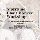 1st Saturday Macrame Workshop event image