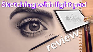 How To Sketch With Huion A4 Light Pad Review Youtube