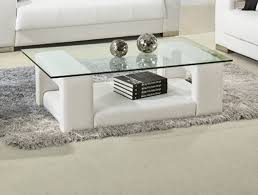 This area is always the focal point of the room. Modrest 2926 Modern White Bonded Leather Coffee Table