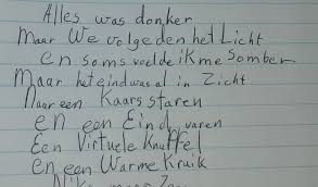 Trotse Juf Annemay Deelt Het Gedicht Van Zubeyr Ahmed