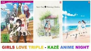 Although the two girls don't seem to have much in common, they soon start a romance where each must learn an important lesson in tending their. Beendet Gewinnspiel Je 2 X 2 Kinotickets Zum Girls Love Triple Kase San And Morning Glories Fragtime Und Citrus Nerd Otaku Blog Sevengamer De