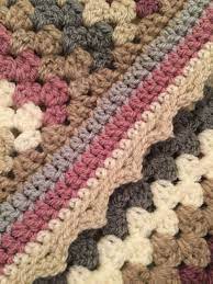 Crochet Edging For A Vintage Style Granny Cluster Granny Stripe Blanket Crochet Edging Granny Square Crochet Pattern Granny Stripe Crochet