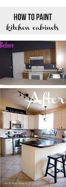 How To Paint Kitchen Cabinets White I Heart Nap Time Kitchen Diy Makeover Painting Kitchen Cabinets White Painting Kitchen Cabinets
