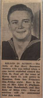 Raymond Dale Kerr (1931-1952)