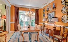 Grey and blue living room designs have two primary colors that go well with each other smoothly. How To Get A Blue And Orange Dining Room Home Design Lover