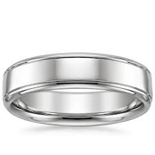 18k White Gold Tahoe Wedding Ring Mens Wedding Rings Titanium Wedding Rings Custom Mens Wedding Rings