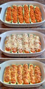 Low Carb Chicken Parmesan Stuffed Zucchini Boats Instrupix