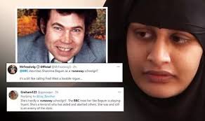 She was born in the uk to parents of. Bbc Shamima Begum Anger Over Description Of Runaway Schoolgirl Uk News Express Co Uk