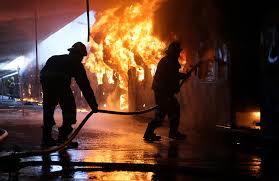 The fire started early on sunday near a memorial to politician cecil rhodes, located on devil's peak, another part of cape town's mountainous backdrop, before spreading up the slopes. Third Train On Fire In Less Than A Day At Cape Town Station