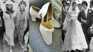 Abito da sposa con lo strascico anni 80 abiti da sposa laccio. La Storia Delle Scarpe Da Sposa Dal 1920 Ad Oggi Vintachic