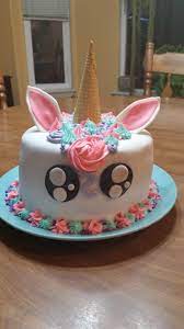 Unicorn Cake I Made For A 9 Year Old S Birthday Party Toddler Birthday Cakes 3 Year Old Birthday Cake Little Girl Birthday Cakes