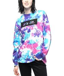 Black And White Tie Dye Long Sleeve Shirt Artist Collective Its Lit Tie Dye Long Sleeve T Shirt Zumiez Tie Dye Long Sleeve Tie Dye Long Sleeve Shirts