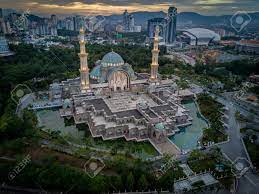 Big savings on hotels in kuala lumpur federal territory, my. Aerial Photo The Federal Territory Mosque At Kuala Lumpur Stock Photo Picture And Royalty Free Image Image 85518024