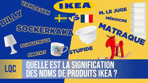 By posted on july 5, 2020. Lqc Que Veulent Dire Les Noms Des Meubles Ikea Youtube