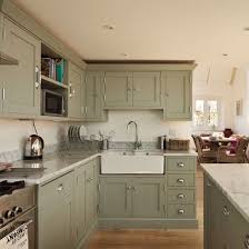Renovated Schoolhouse To Family House Green Kitchen Cabinets Kitchen Design Kitchen Cabinet Colors