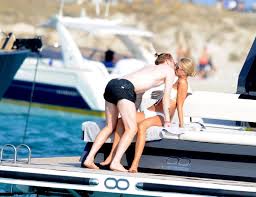 In pictures taken on tuesday, the footballer, 27, couldn't keep his. Marco Reus Laps Up Sun On Luxury Yacht With Stunning Supermodel Girlfriend As Dortmund Star Begins Holiday