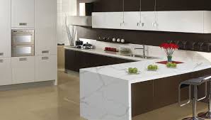 Calacatta Classique Quartz Slab New Kitchen Interior L Shaped Kitchen Designs Interior Design Kitchen