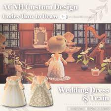 Wedding Dress Train Code Creation Acnh Custom Design Animal Crossing Funny New Animal Crossing Animal Crossing 3ds
