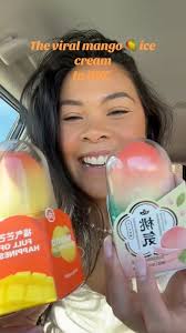 Finally got to try the viral mango ice cream! #propitousmango  #mangoicecream #foodie #okc #okcfoodie #exploreokc #icecream #viral  #asiandistrict