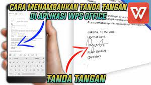 Check spelling or type a new query. Cara Menambahkan Tanda Tangan Pada Sebuah Dokumen Menggunakan Wps Office Youtube